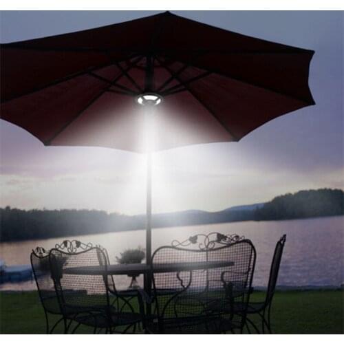 Super Bright Patio Umbrella Light Cordless 36 LED Umbrella Pole Light for Camping Tents or Outdoor Use
