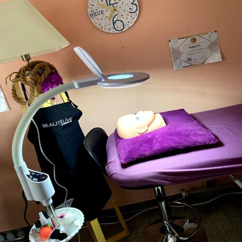 LED Cold Light Lamp Touch Screen Dimmable Tattoo Lamp 16X Magnifying Glass Work Light Eye Protection Shadowless Lamp