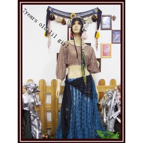 Belly dance top costumes New style belly dance costumes senior sexy lace Bat Sleeve Blouse Top DM04-09