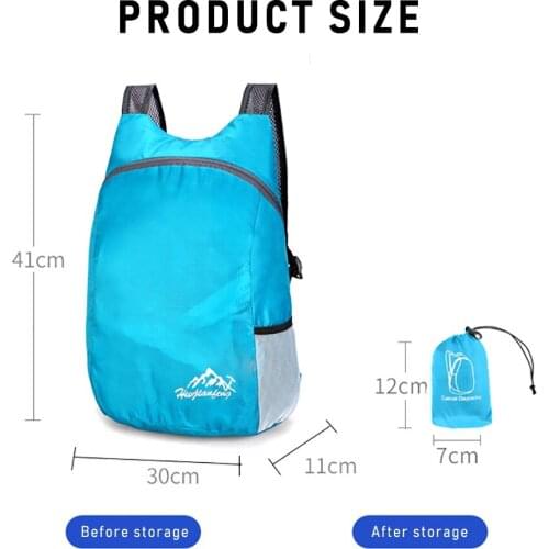 Outdoor Travelling Backpack With Shoulder Bags Waterproof Foldable Bag Comfortable And Breathable