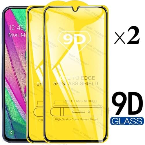 2PCS 9D Screen Protector Tempered Glass For Samsung Galaxy A40 A 40 SM-A405F/DS SM-A405FM/DS SM-A405FN/DS Shield Protective Glas