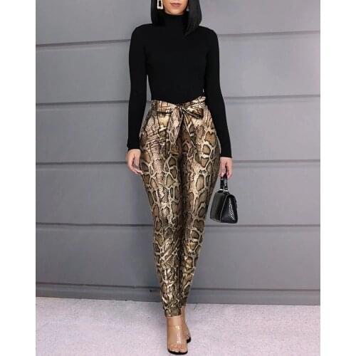 Womens Leggings PU Leather Pants Stretchy Skinny Pencil Trousers High Waisted
