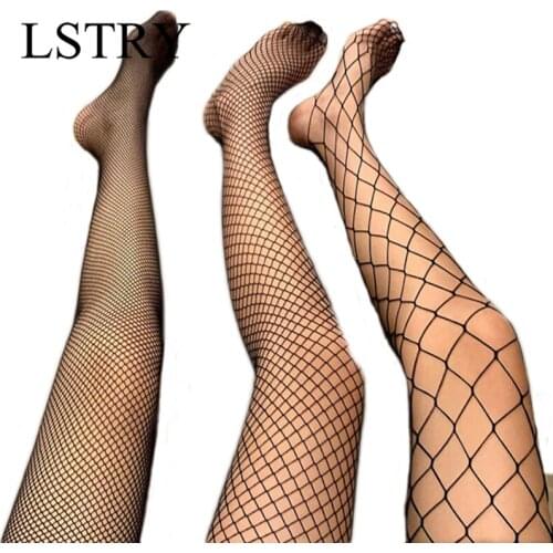 Lady Women Sexy Pantyhose Mesh Fishnet Nylon Tights Long Stocking Jacquard Step Foot Seam Pantyhose Stockings lingerie Hosiery