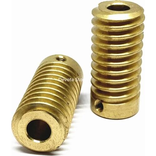 0.8M Copper Worms Gear 4/5/6/6.35MM Hole