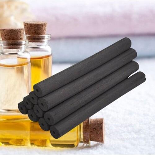 10pcs 1.2x12cm Smokeless Moxa Rolls Nature Wild Moxa Sticks Bar for Moxibustion (Black)