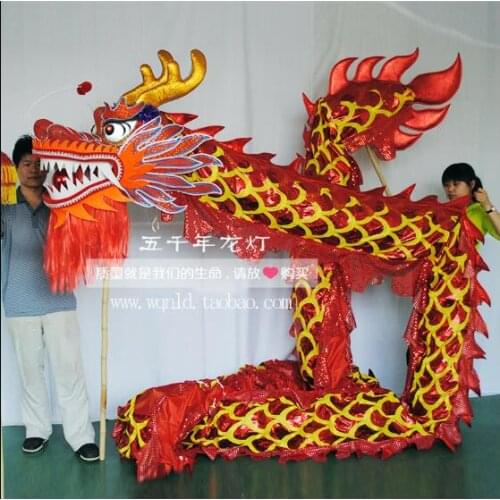 1800cm long Chinese Folk Dance Dragon dance Standard size 90*50*120cm 4 colour Traditional