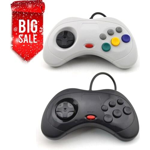 2pcs USB Wired game Controller Gamepad JoyPad Joystick ( For Sega for Saturn Style) For PC ONLY