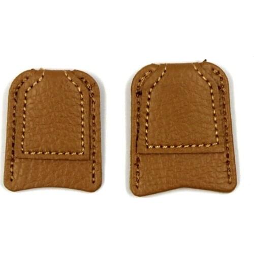 2Pcs Adjustable Soft Sewing Thimble Leather Thimbles Sewing Thimble Finger Protector Sewing Quilting Craft DIY Sewing Tools