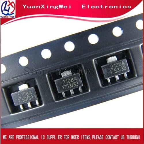 20pcs/lot ME2108A33PG SOT-89 DC / DC chip ME2108A 3.3V new original