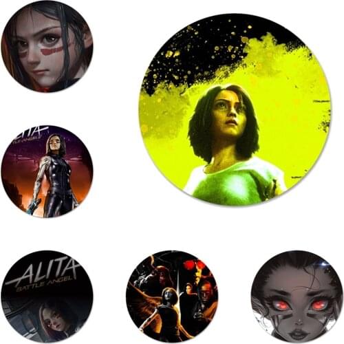 Alita Battle Angel Icons Pins Badge Decoration Brooches Metal Badges For Backpack Decoration