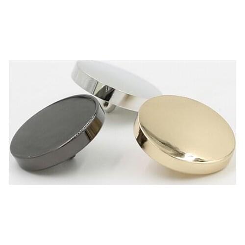 Free shipping 30pcs/lot Quality flat metal button men and women shirt button overcoat suit trousers outerwear glossy gold button