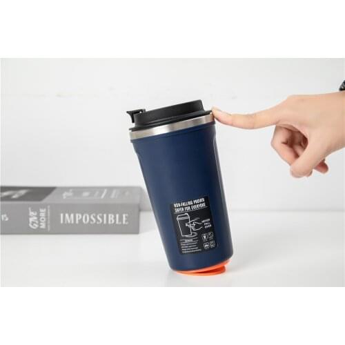 520ML Suction Cup Never Fall Over SPIDER CUP coffee bottle with sucker anti-fall down cup double layers stainless steel with cap
