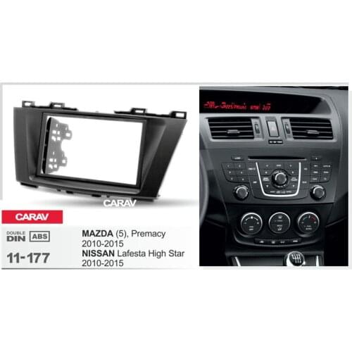 CARAV 11-177 Top Quality Radio Fascia for MAZDA(5)Premacy/ Lafesta Highway Star Stereo Fascia Dash CD Trim Installation Kit
