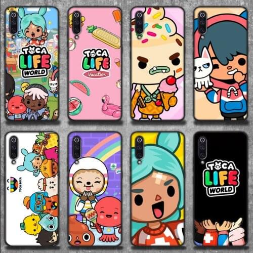 Toca Boca Toca Life World game Phone Cases for Xiaomi mi 6 6plus 6X 8 9SE 10 Pro mix 2 3 2s MAX2 note 10 lite Pocophone F1