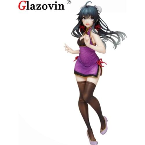 Glazovin Original Genuine Taito Coreful My Youth Romantic Comedy Yukinoshita Yukino China Dress PVC Action Figure Model Toys