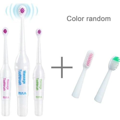 Compact Size 3PCS/SET Electric Toothbrush Waterproof Battery Power Children Oral Hygiene Teeth Brush