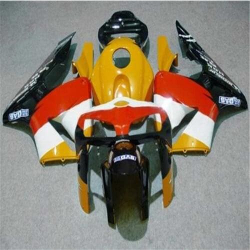 Fairing kit for CBR600RR F5 05 06 CBR 600RR 2005 2006 CBR600 Red yellow white Fairings.Toiletry kits injection mold od5