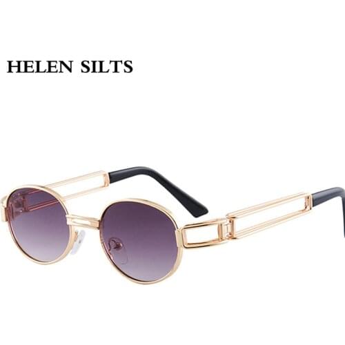 Steampunk Round Sunglasses Men Women New Fashion Alloy Hollow Sunglasses Women Punk UV400 Driving Ladies Goggles Glasses H102