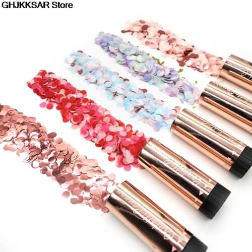 Party Confetti for Wedding Happy Birthday Flower Mini Round Confetti Gender Reveal Party Decoration 5 Colors