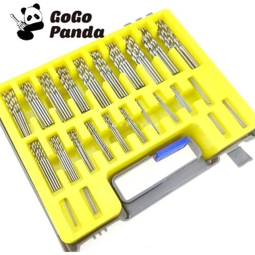 Free Shipping 150Pcs MiniTwist Drill Bits Set Plastic Box (0.4mm-3.2mm) High Speed Steel HSS Microperforator Hole Opener