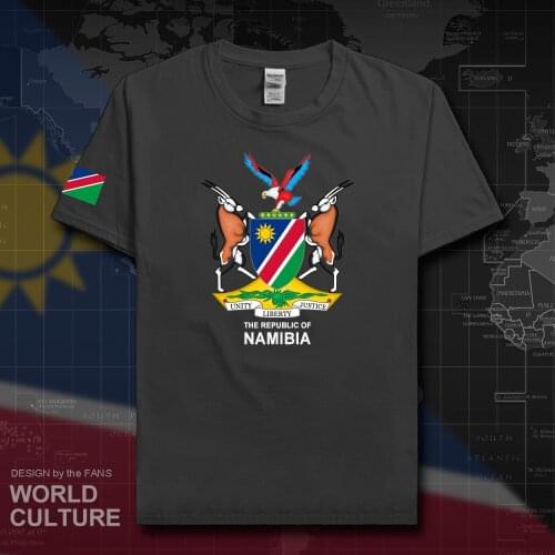 Namibia men t shirt fashion 2018 jerseys national team 100% cotton t-shirt clothing country sporting footballer NAM Namibian 20