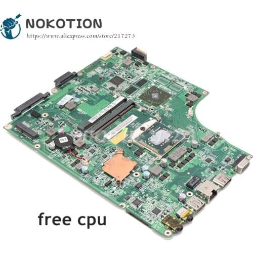 NOKOTION For Acer aspire 5820 5820T laptop motherboard MBPTP06001 DAZR7BMBE0 HM55 DDR3 HD5470 GPU free cpu