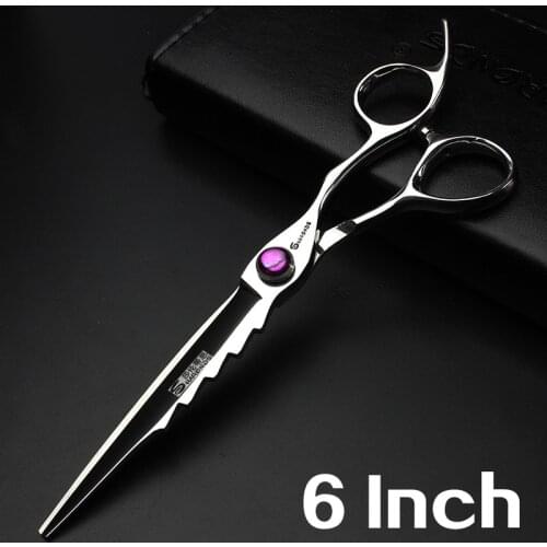 Hairdressing shop dedicated 6.5-inch hair styling scissors personality shark back hairdresser haircut modeling tool scissors