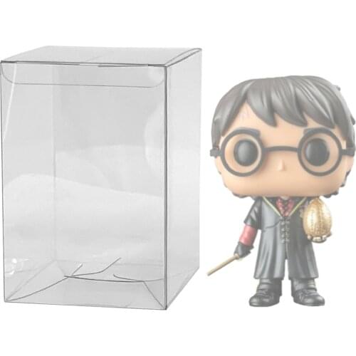 Ruitroliker 10PCS Box Protector Case for Funko Pop (0.5MM) Transparent Sleeve Plastic Protection for 4 Inch Vinyl Figures