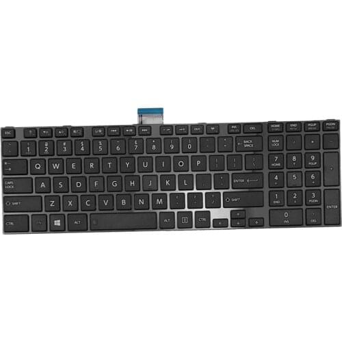 Replacement Keyboard for Toshiba Satellite P850 P855 P870 P875 L850 L855 L870 L950 S850 S855 Laptop US Layout Replacement
