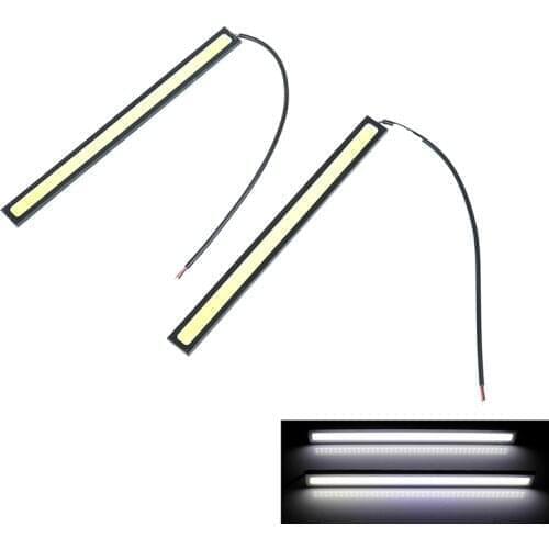 2pcs 17 CM COB LED Car Lamp External Lights Auto Waterproof Car Styling Daytime Driving Fog Lights Vehicle Daytime Running Light