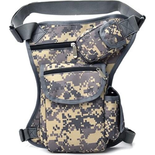 5PCS / LOT Tactical Waist Bag Leg Bags for Tool Fanny Pack Camping Hiking Military Shoulder Saddle Canvas Multi-function Pack