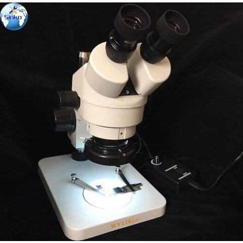 Wylie WL-745 7X-45X Simul-Focal Trinocular Zoom Stereo Head WF10x eyepiece Microscope Accessories