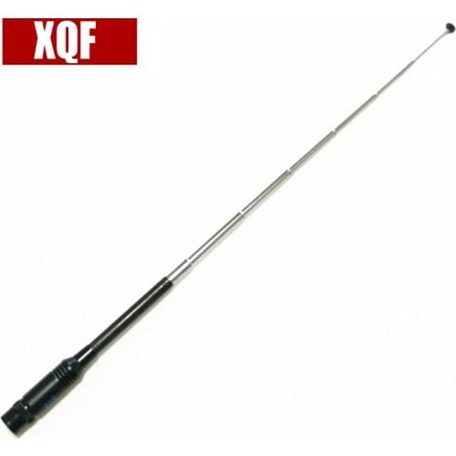 XQF 10PCS RH775 Dual Band High GainTelescopic Antenna RH-775 BNC For Walkie Talkie ICOM IC-V8 IC-V80 IC-V80E IC-V82 IC-V85
