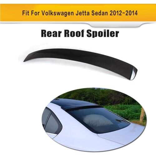 Carbon Fiber Rear Boot Lid Wing Spoiler for Volkswagen VW Jetta Sedan 4 Door 2012 2013 2014 S GLI TDI SEL SE