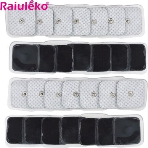 100pcs TENS Unit Electrode Pads Nerve Stimulator Tens Electrodes Tens Digital Therapy Physiotherapy Massager 4*4cm Gel Pads