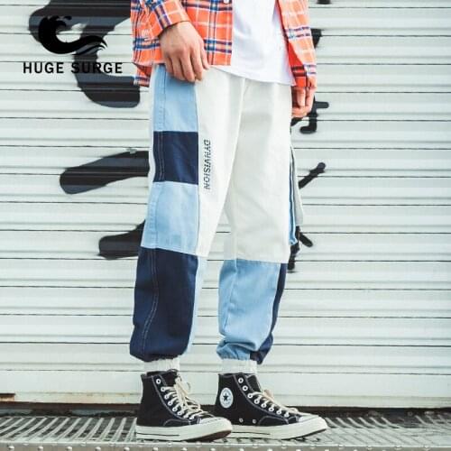Hip Hop Loose Cargo Pants Street Fashion BF Sports Pants With Multiple Pockets And Cotton Trousers Cuffed Joggers