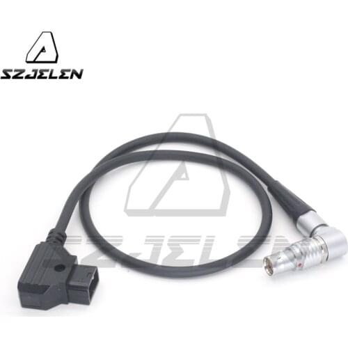 D Tap to-codo giratorio de 360 grados, 6（4+2） pines hembra para cámara RED Epic/ GEmini/RED SCARLE, cable de alimentación