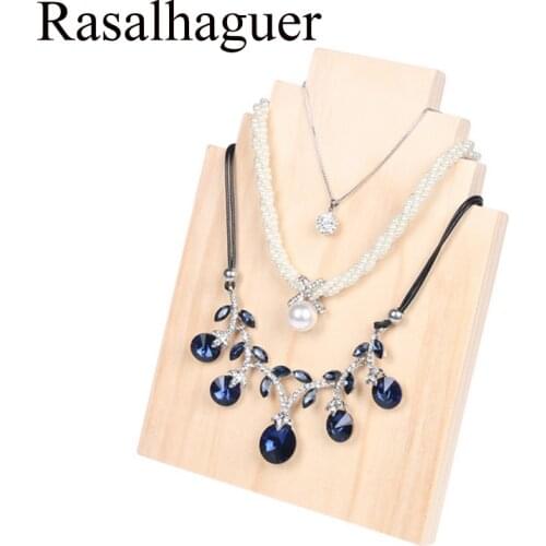 Wooden Jewelry Necklace Display Stand Jewelry Pendant Window Display Show 3 Necklaces Ornaments Silver Jewelry Shooting Props