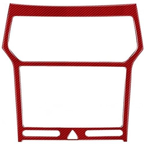 For Ford Explorer 2013 2014 2015 2016 2017 2018 Carbon Fiber Center Console GPS Navigation Panel Cover Trim Sticker