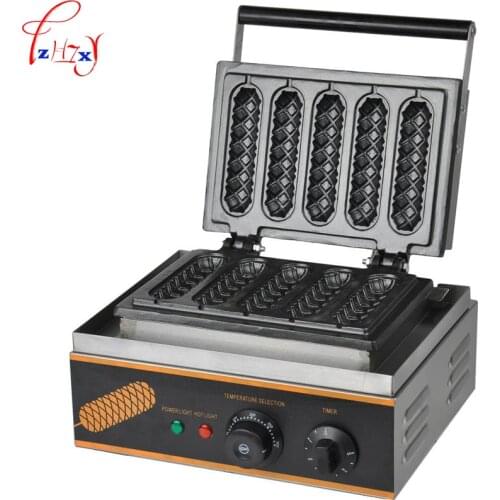 FY-117 110V/220V Hot Dog Waffle machine commercial lolly hotdog sausage specs Hotdog Waffle Maker Use Electric 1PC
