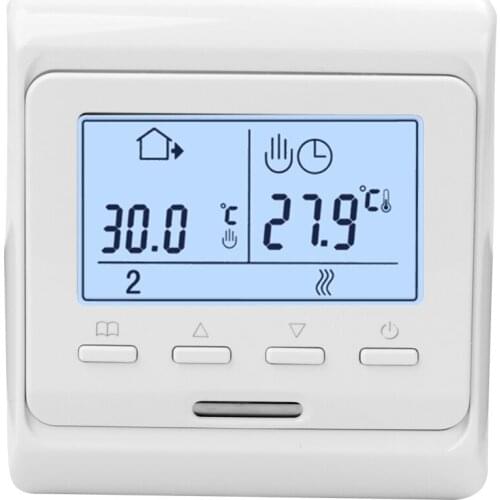 Large Power Intelligent Temperature Humidity Controller Thermostat System Weekly Circulation Anti-flammable PC Housing Materia