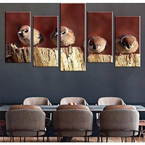 Canvas Painting Home Decoration Animal Birds Pictures Wall Artwork Hd Prints Modular Modern Frame Simple Poster For Living Room