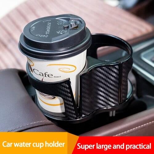 Multi-functional Dual-purpose Adjustable Base 2 In 1 Car Water Cup Drinks Holders Car Bracket Storage Box Car Phones Cup Holder