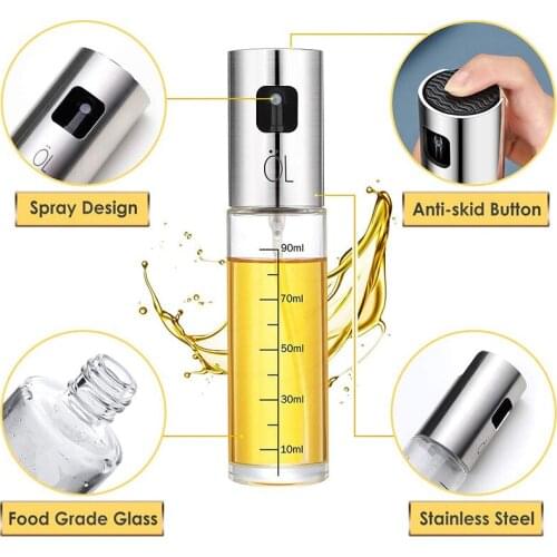 BBQ Baking Olive Oil Spray Bottle Kit Oil Vinegar Spray Bottles Water Pump Gravy Boats Grill BBQ Sprayer BBQ Kitchen Tools Salad