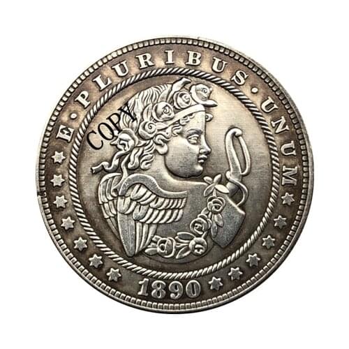 Hobo Nickel 1890-CC USA Morgan Dollar COIN COPY Type 166