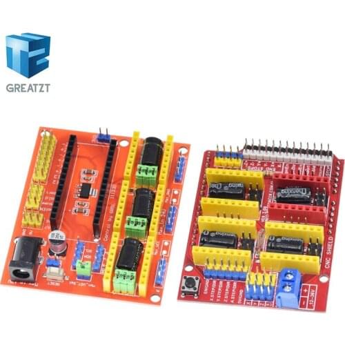 New CNC Shield V4 shield V3 Engraving Machine / 3D Printer / A4988 Driver Expansion Board for arduino Diy Kit