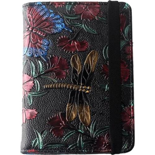 Russian Fashion Vintage Passport cover High quality Men passport holder Waterproof travel document organizer women id card cover