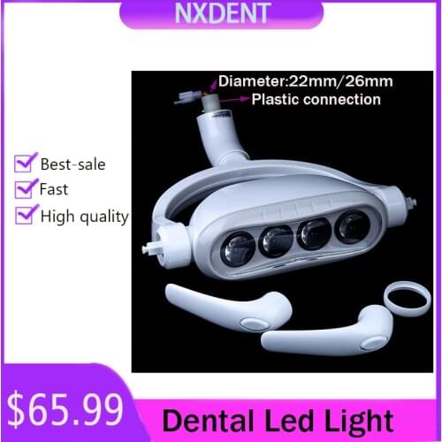 Dental Oral Light 4 LED Light Oral Lamp Sensitive LED Lamp For Dental Chair Unit Dental Ceiling Light Mobile Dental Clinic Unit