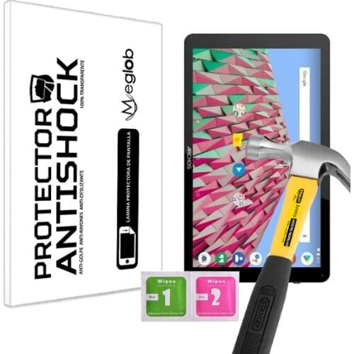 Screen protector Anti-Shock Anti-scratch Anti-Shatter compatible with Tablet Archos 101f Neon