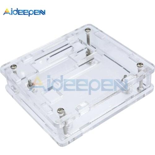1pc Acrylic Shell Transparent Shell Box Case for W1209 Digital Temperature Controller